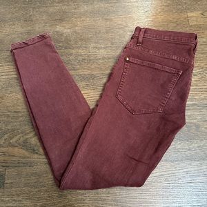 The great jeans burgundy size 25
